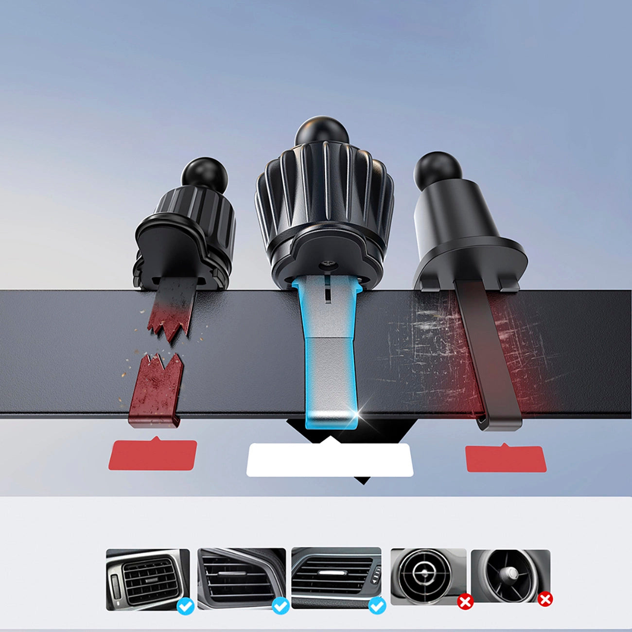 Bežični auto punjač Joyroom JR-ZS409, 15W, 1.67A, Crni