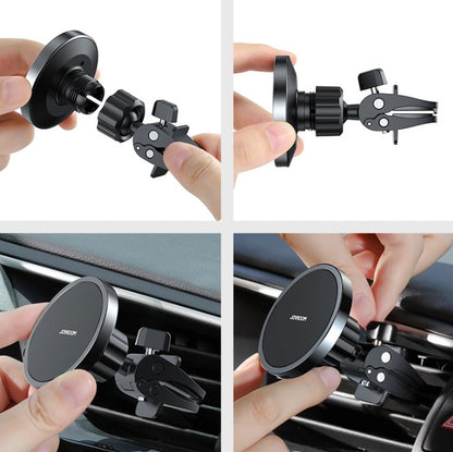 Bežični auto punjač Joyroom JR-ZS240 Air Vent, 15W, 1.67A, Crni