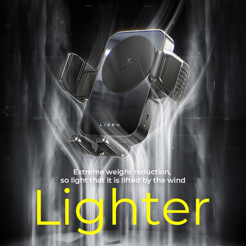 Incarcator Auto Wireless Lisen W605, 15W, 1.67A, Crni YL0225030014