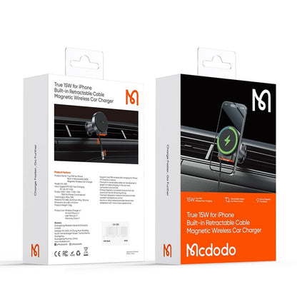 Auto punjač bez kabela McDodo CH-3000, 15W, 1.67A, Crni