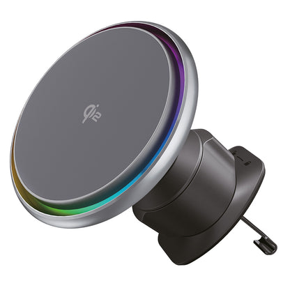 Incarcator Auto Wireless Proove Icecore, 15W, 1.67A, Sivi WHIC15002003