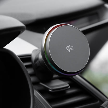 Incarcator Auto Wireless Proove Icecore, 15W, 1.67A, Sivi WHIC15002003