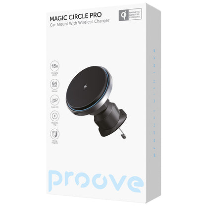 Auto punjač Proove Magic Circle Pro, 15W, 1.67A, Crni WHMP15010001