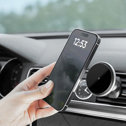 Punjač za auto Proove Magic Circle, bežični, 15W, 1.67A, srebrni WHMC15020006