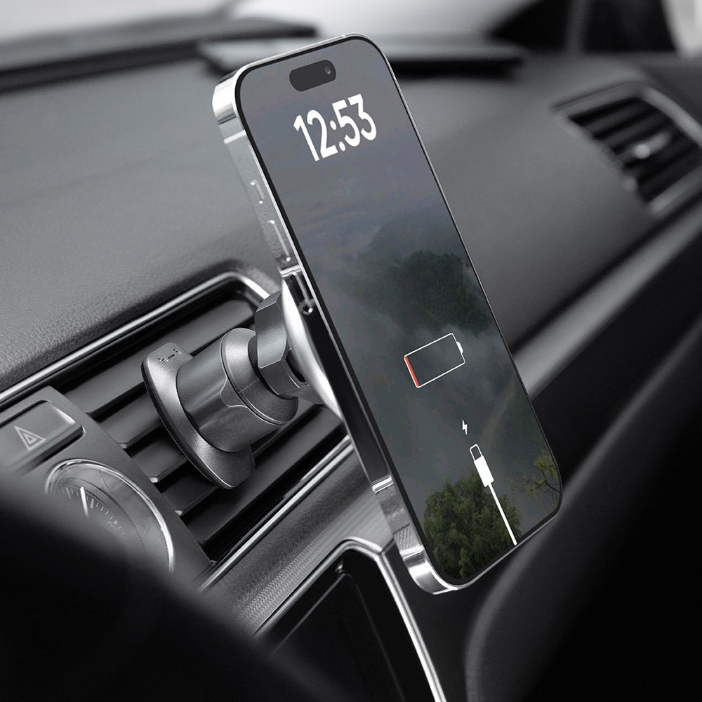 Punjač za auto Proove Magic Circle, bežični, 15W, 1.67A, srebrni WHMC15020006