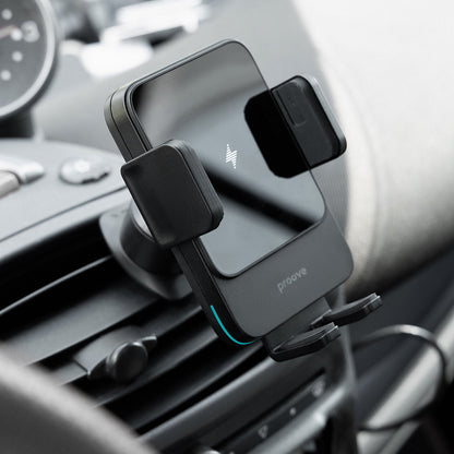 Incarcator Auto Wireless Proove Sonic, 15W, 1.67A, Sivi WHSN15002001