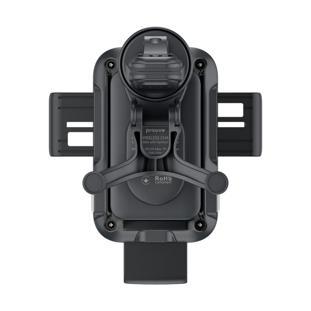 Incarcator Auto Wireless Proove Triple Clamp, 15W, 1.67A, Crni WHTC15010001