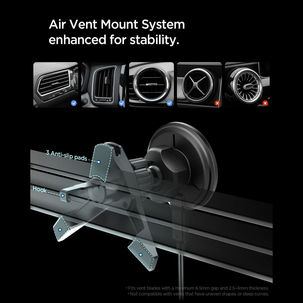 Incarcator Auto Wireless Spigen EV15MAQ Essential, 15W, 1.67A, Crni ACP10513