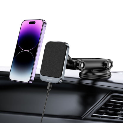 Auto punjač Tech-Protect MM15W-V2, bežični, 15W, 1.67A, crni