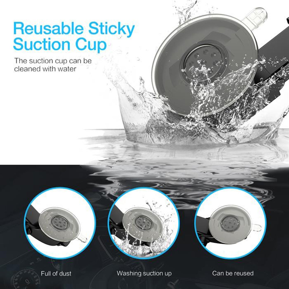 Auto punjač bez žica Techsuit CAPD032 Premium, 10W, 1.1A, Crni