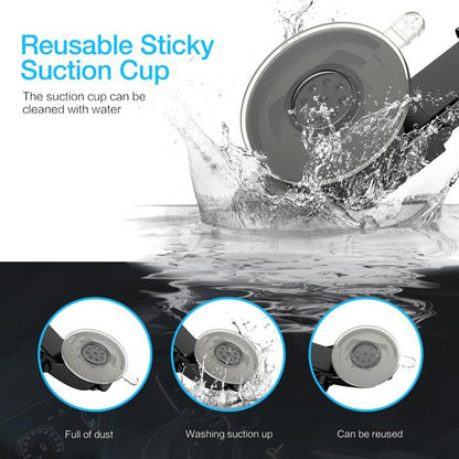 Auto punjač bez žica Techsuit CAPD032 Premium, 10W, 1.1A, Crni