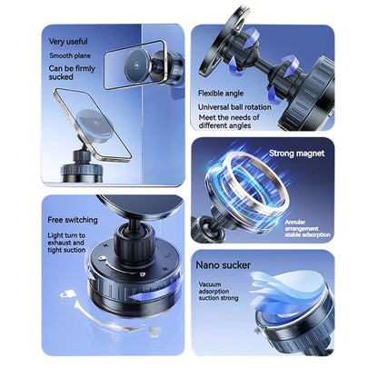 Punjač za auto bežični Techsuit HOLD253, 15W, 1.67A, Crni