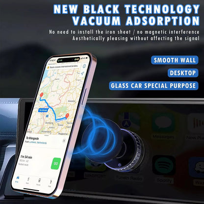 Punjač za auto bežični Techsuit HOLD253, 15W, 1.67A, Crni