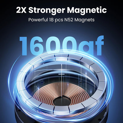 Bežični auto punjač UGREEN W708, 15W, 1.67A, Crni