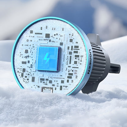 Incarcator Auto Wireless UGREEN W758, 25W, 1.67A, Plavi