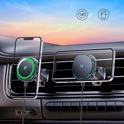 Bežični auto punjač WZK WCT5-Q6S2Y, 15W, 1.67A, Crni