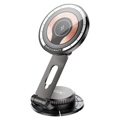 Bežični auto punjač XO Design CX036, 15W, 1.67A, Crni
