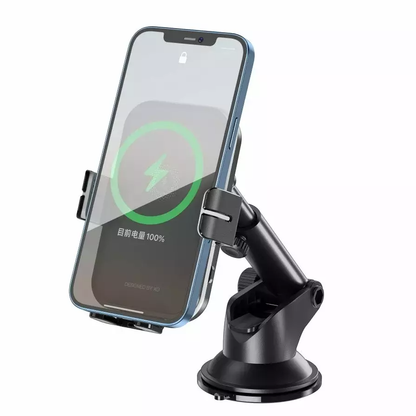 Bežični auto punjač XO Design WX027, 15W, 1.67A, Crni