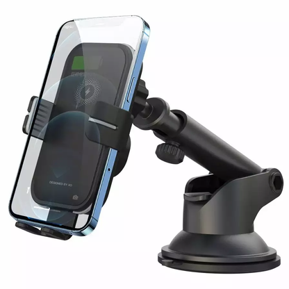 Bežični auto punjač XO Design WX027, 15W, 1.67A, Crni