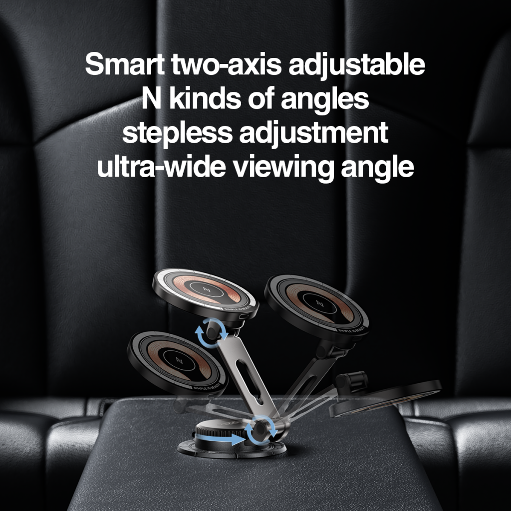 Bežični auto punjač XO Design CX036, 15W, 1.67A, Crni