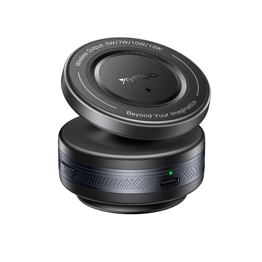 Bežični auto punjač Yesido C310, 15W, 1.67A, Crni