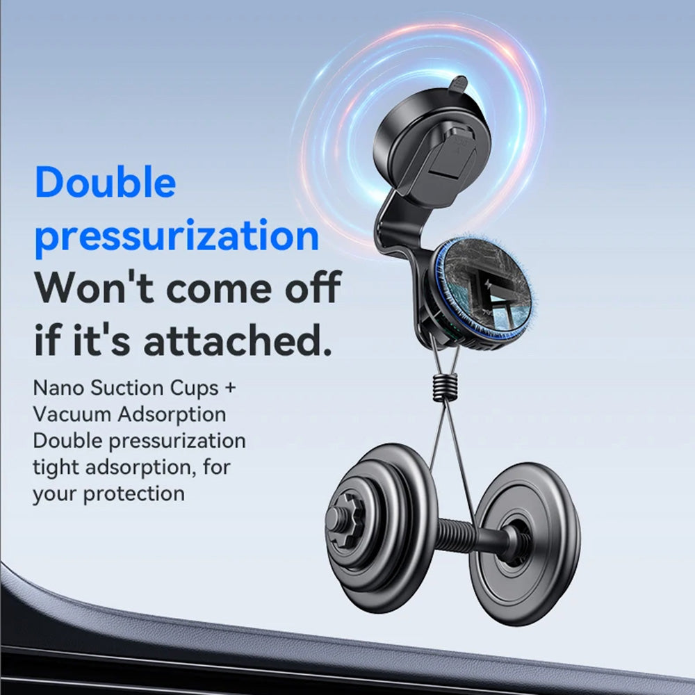 Bežični auto punjač Yesido C311, 15W, 1.67A, Crni