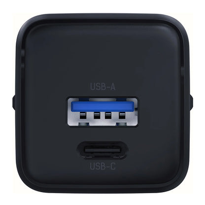 Punjač mreže 3MK Hyper, 20W, 3A, 1 x USB-A - 1 x USB-C, Crni