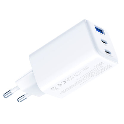 Punjač mreže 3MK Hyper, 65W, 3.25A, 1 x USB-A - 2 x USB-C, Beli