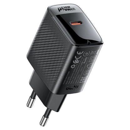Punjač mreže Acefast A102, 30W, 3A, 1 x USB-C, Crni