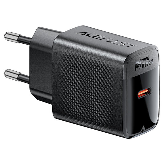 Punjač mreže Acefast A102, 30W, 3A, 1 x USB-C, Crni