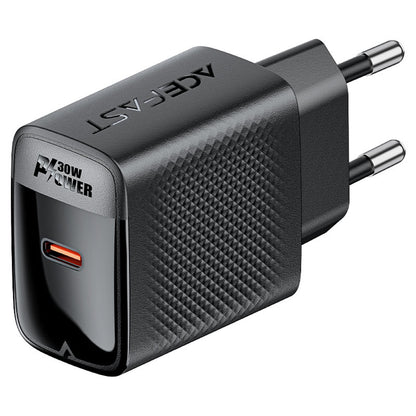 Punjač mreže Acefast A102, 30W, 3A, 1 x USB-C, Crni