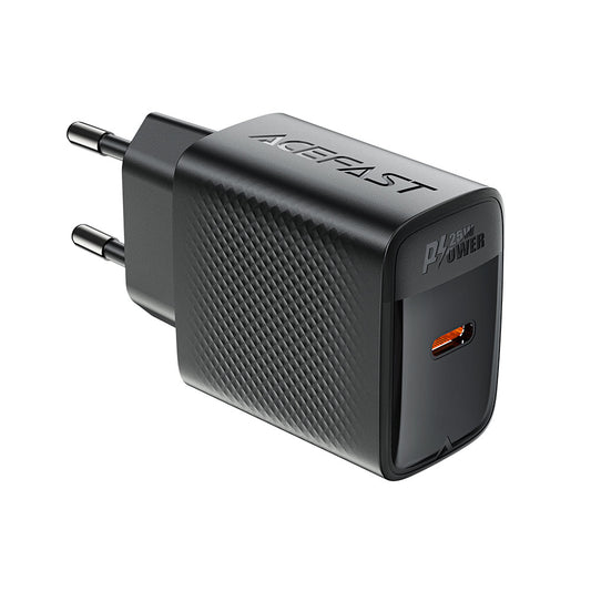 Punjač mreže Acefast A104, 25W, 3A, 1 x USB-C, Crni