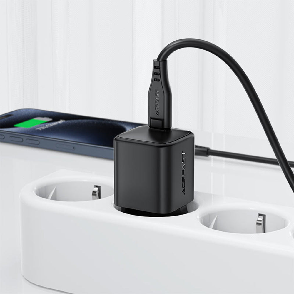 Punjač mreže Acefast A117, 20W, 3A, 1 x USB-C, Crni