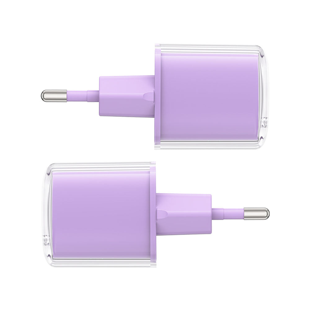 Punjač mreže Acefast A53 Sparkling Display, 30W, 3A, 1 x USB-C, Ljubičasta