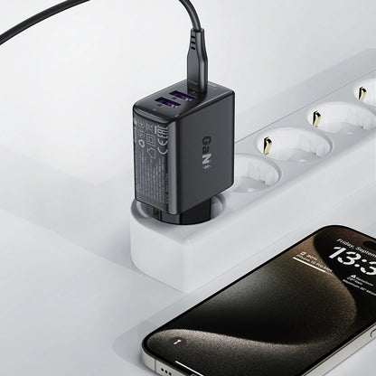 Punjač mreže Acefast A57, 35W, 3A, 2 x USB-A - 1 x USB-C, Crni