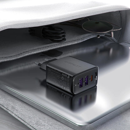 Punjač mreže Acefast A57, 35W, 3A, 2 x USB-A - 1 x USB-C, Crni