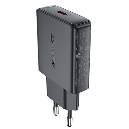 Punjač mreže Acefast A65, 20W, 3A, 1 x USB-C, Crni