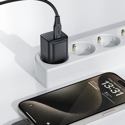 Punjač mreže Acefast A73 Mini, 20W, 3A, 1 x USB-C, Crni