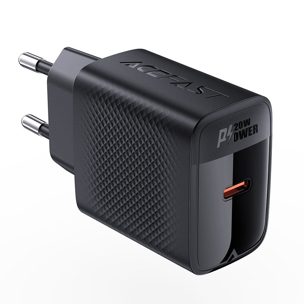 Punjač mreže Acefast A82, 20W, 3A, 1 x USB-C, Crni