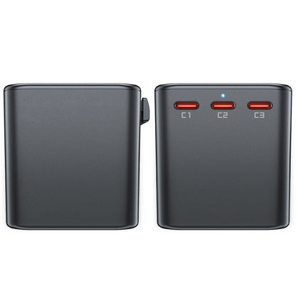 Punjač za mrežu Acefast Travel Z1, 75W, 3.35A, 2 x USB-A - 3 x USB-C, Crni
