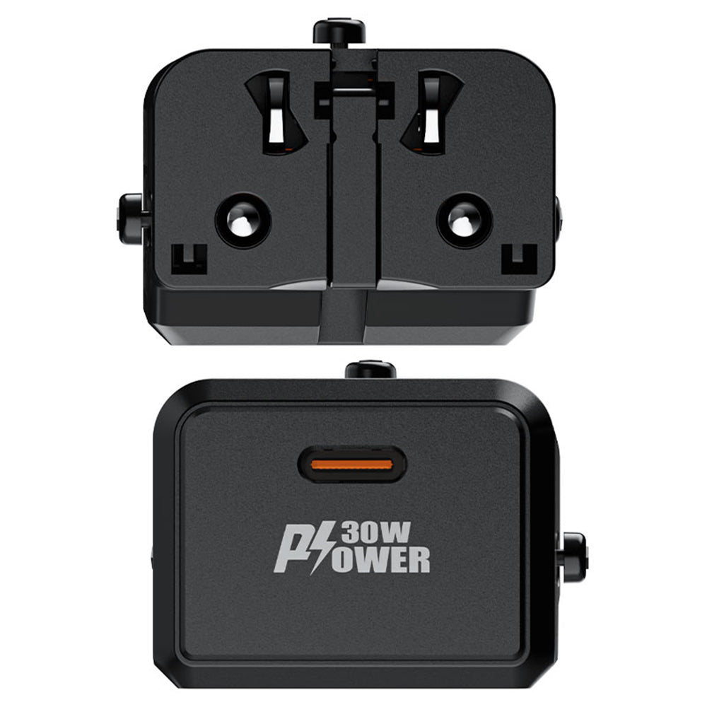 Punjač mreže Acefast Z7 Travel, 30W, 3A, 1 x USB-C, Crni