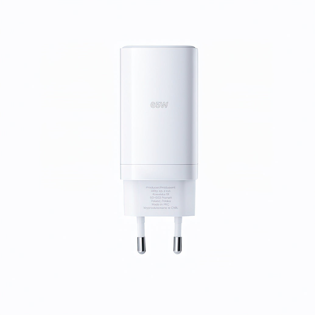 Punjač mreže Allity. ATC-01-65WACC Fast, 65W, 3.25A, 1 x USB-A - 2 x USB-C, Beli