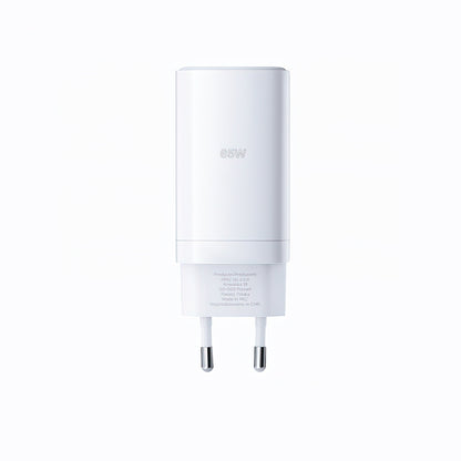 Punjač mreže Allity. ATC-01-65WACC Fast, 65W, 3.25A, 1 x USB-A - 2 x USB-C, Beli