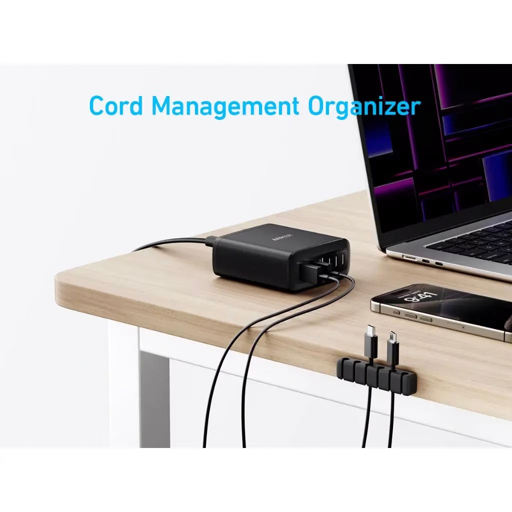 Punjač Stanica Anker, 112W, 3A, 3 x USB-A - 3 x USB-C, Crni A2154G11