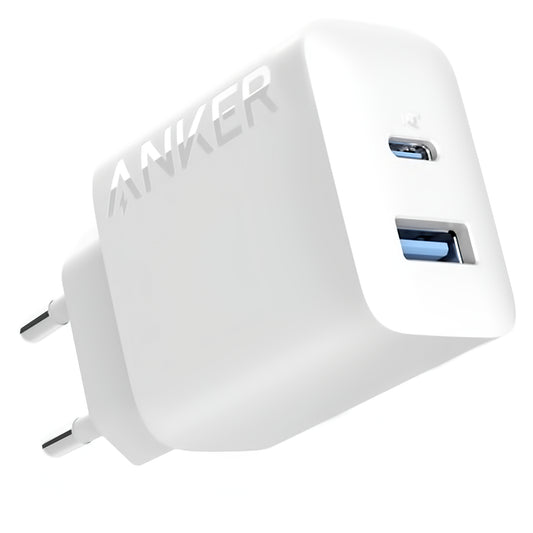 Anker 312 Network Charger, 20W, 3A, 1 x USB-A - 1 x USB-C, White A2348G21 