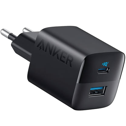 Punjač za mrežu Anker 323, 33W, 3A, 1 x USB-A - 1 x USB-C, Crni A2331G11