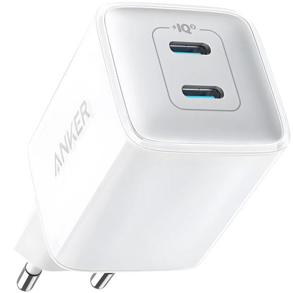 Punjač Anker 521 Nano Pro, 40W, 3A, 2 x USB-C, Beli A2038G21