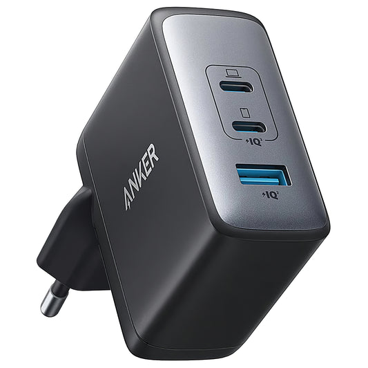 Punjač Anker 736 Nano II za mrežu, 100W, 3A, 1 x USB-A - 2 x USB-C, crni A2145G11