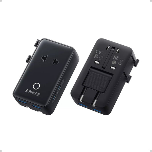 Punjač Anker Nano Travel, 20W, 3A, 2 x USB-A - 2 x USB-C, Crni A9215H11