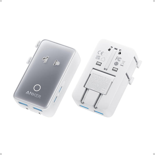 Punjač Anker Nano Travel, 20W, 3A, 2 x USB-A - 2 x USB-C, Beli A9215H21